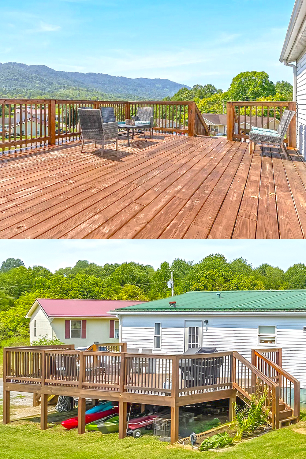 Rustic Wood Deck