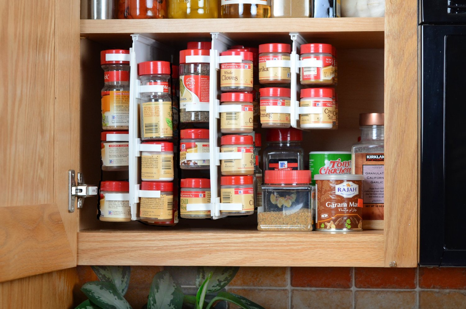 Sliding Spice Racks For Kitchen Cabinets 