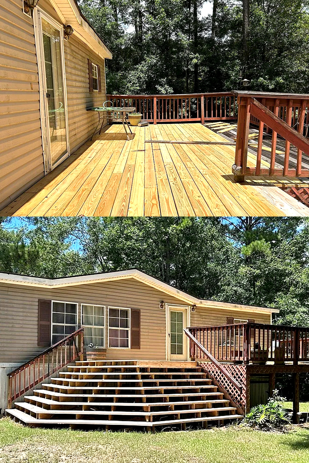 Rustic Wood Deck